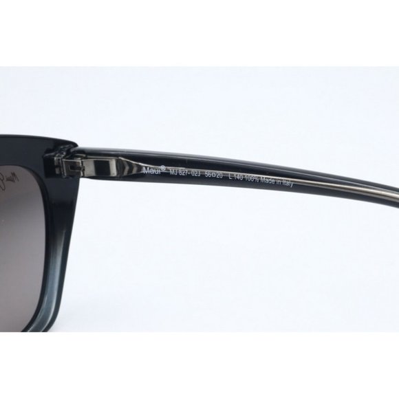 Maui Jim Lotus MJ 827-02J Cat Eye Black Sunglasses Gray Polarized Lens 56mm (B) main image 3